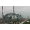 Space Frame Arch Coal Storage